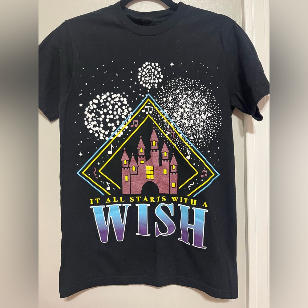 Lost Bros Disney Wish Fireworks themed tee